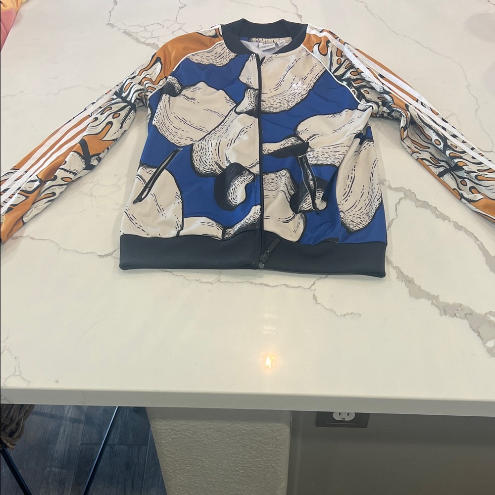 adidas Blue and Orange Utility Jacket